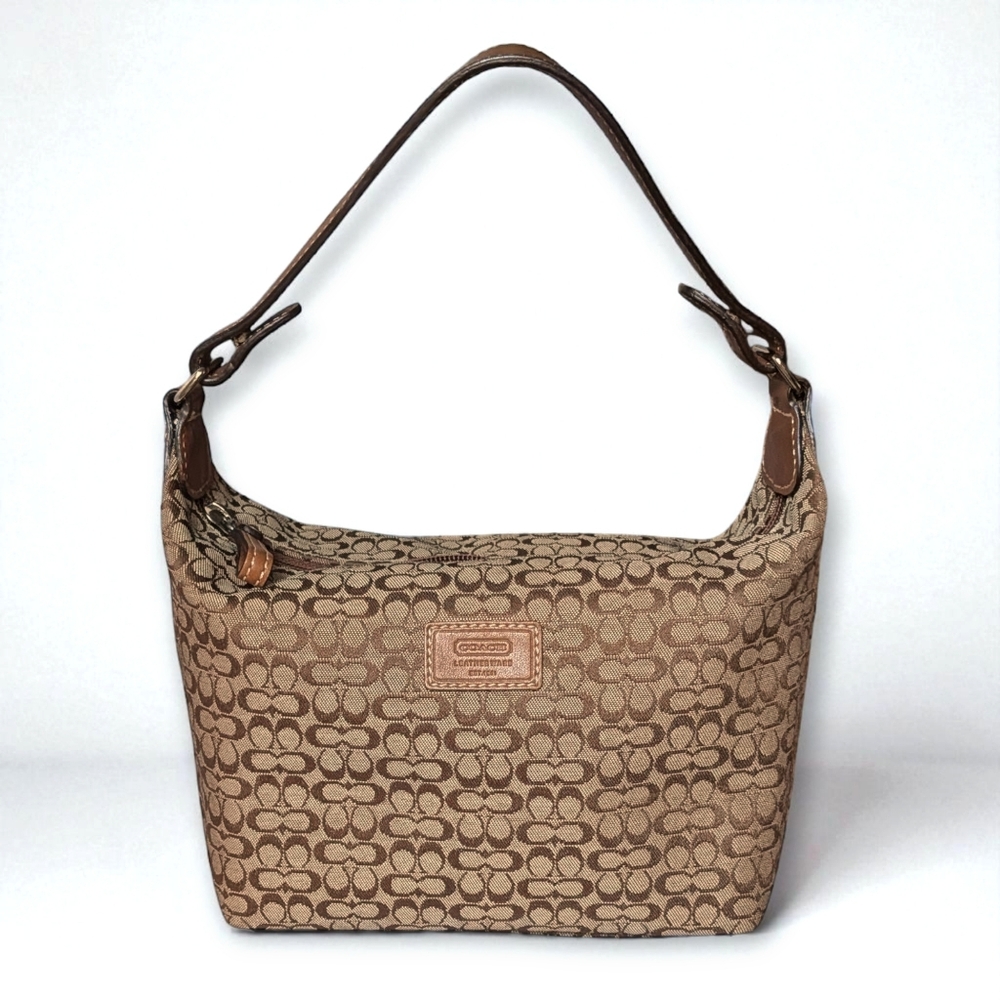Coach Brown Signature Shoulder Bag